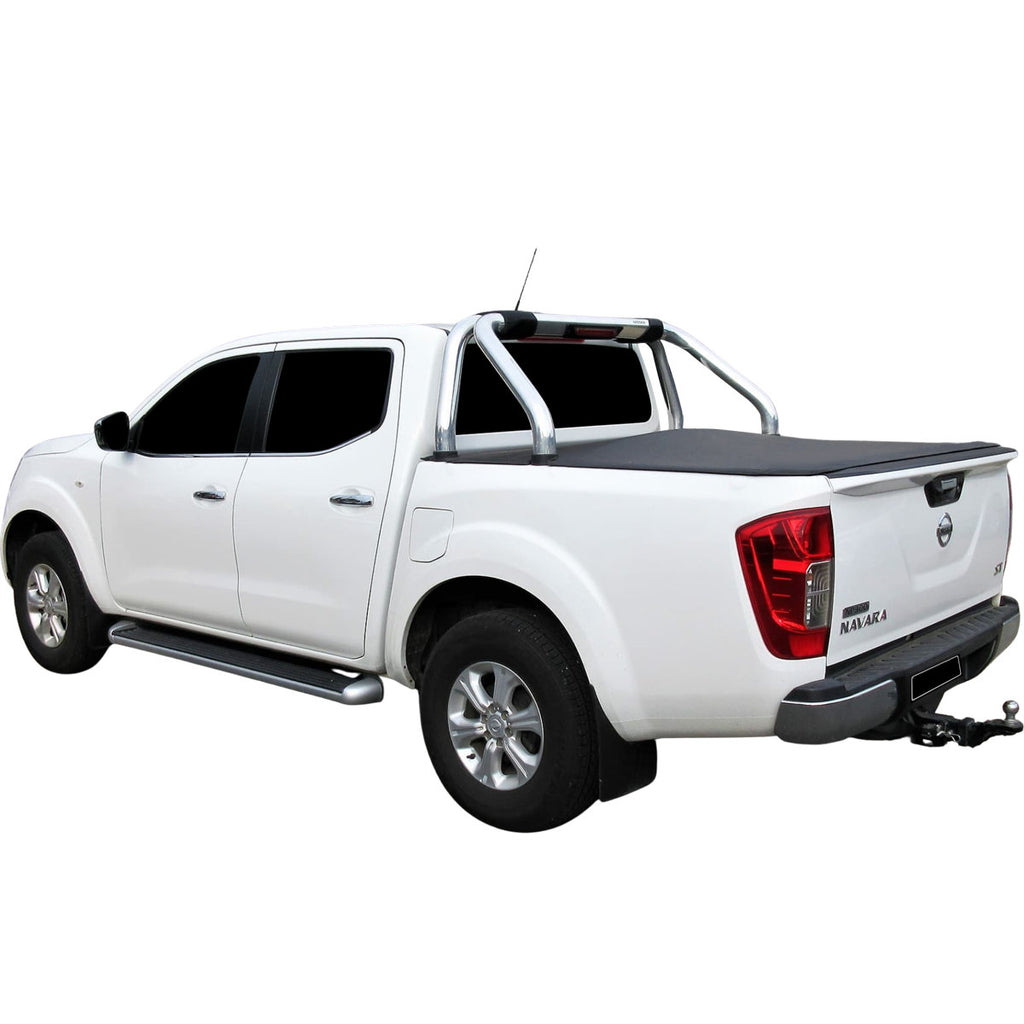 Roll Up Cover To Fit Nissan Navara NP300 Dual Cab With Sports Bars - J ...